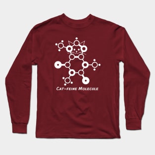 Cat-feine Molecule Long Sleeve T-Shirt